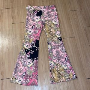 Floral Flare Pants